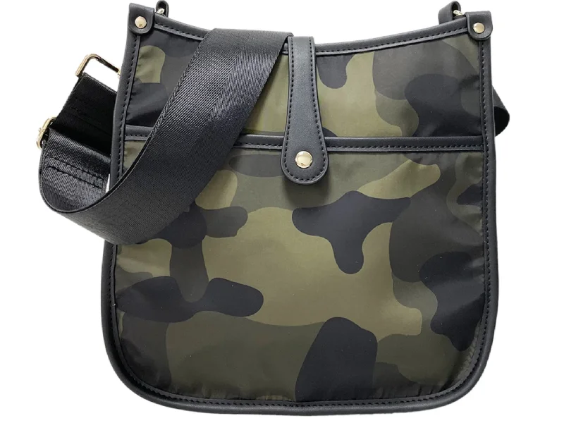 Elegant Bags For Formal Events And Luxury Occasions Army Camo Nylon Crossbody Messenger Bag