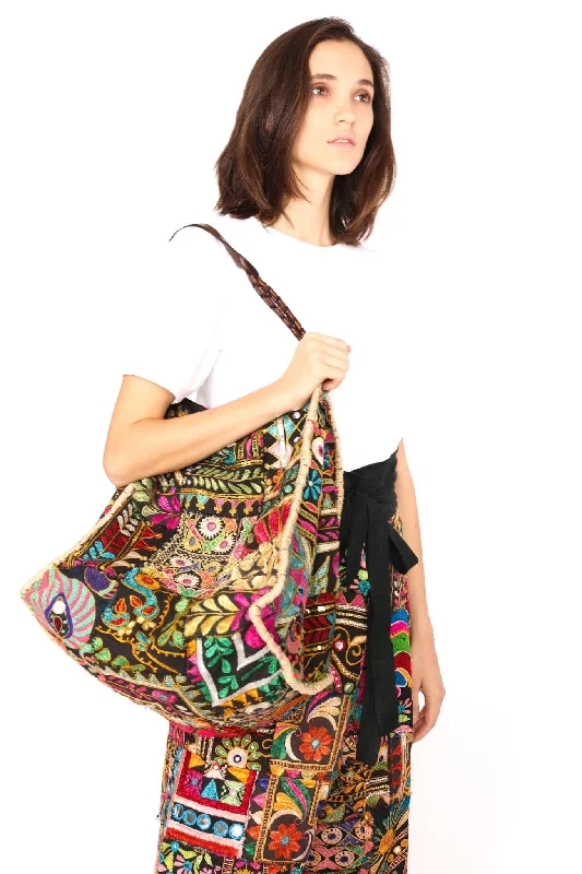 High-Quality Bags BOHO EMBROIDERED PATCHWORK BAG WILMA