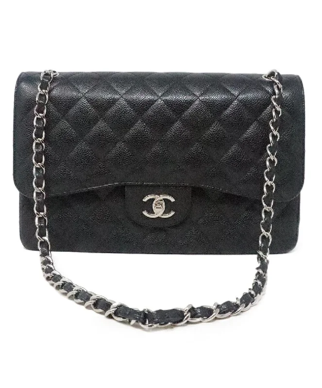 Durable And Cheap Bags Chanel Black Classic Jumbo Double Flap Bag