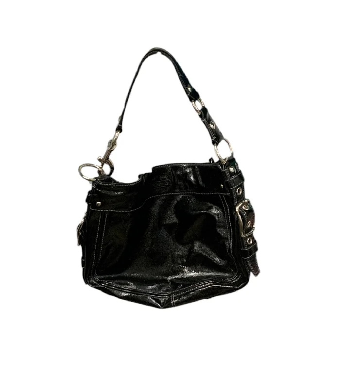 Modern And Limited-Time Offer Bags Coach Black Patent Leather Bag