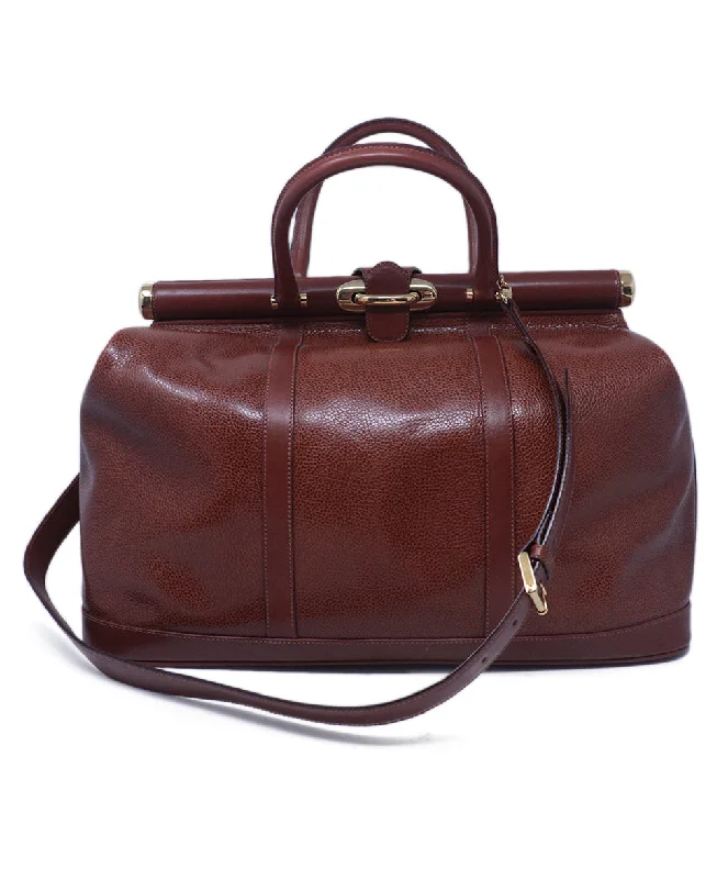 Bags With Limited-Time Deals Cole Haan Vintage Cognac Leather Travel Bag