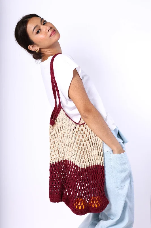 Black Friday Deals On Stylish Handbags CROCHET SHOPPER BAG JASMIN