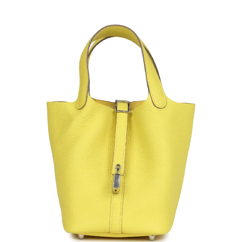 Affordable Bags For College Students On Sale Hermes Picotin Lock 18 Lime Clemence Palladium Hardware