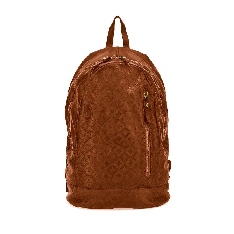 Versatile Bags That Suit Any Outfit Or Event Campomaggi Aron Leather Backpack, Star Laser Print