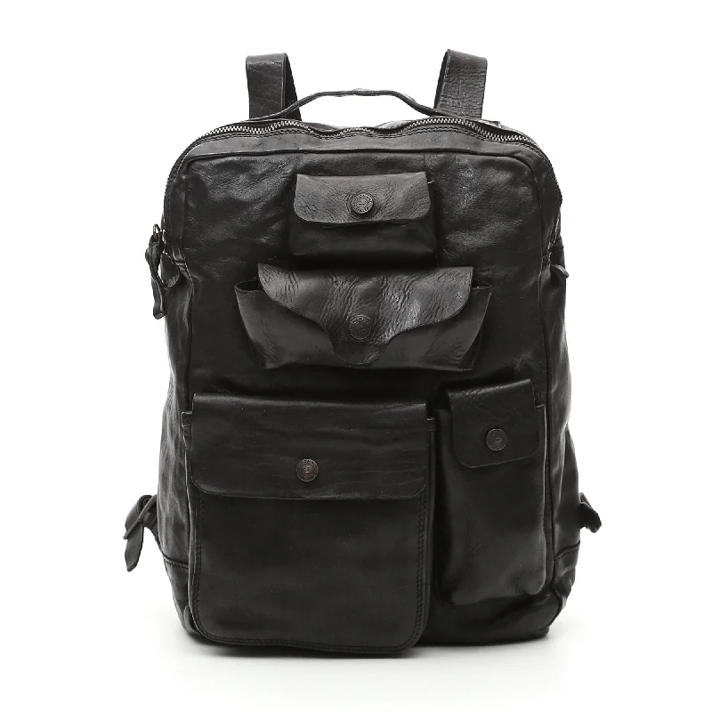 Stylish Yet Affordable Bags Campomaggi Multi-Pocket Leather Backpack