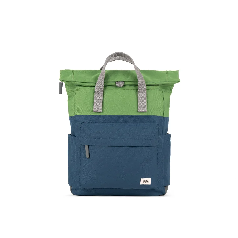 Stylish Bags For Fashion Bloggers Creative Waste Canfield B Deep Blue/Foliage Recycled Canvas