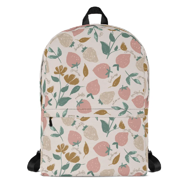 Luxury Seekers Fruits of the Holy Spirit Catholic Backpack