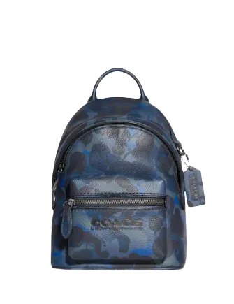 Bags For Playful And Chic Styles Coach Charter Backpack 18 With Camo Print