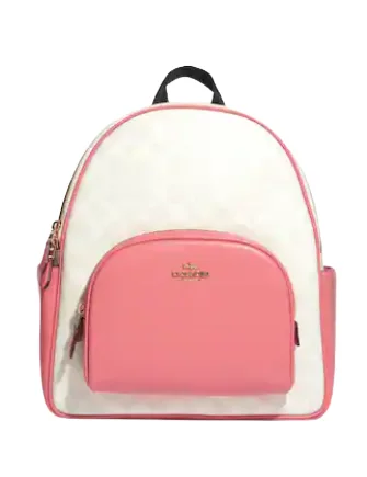 Vintage Bags For Retro And Classic Fashion Lovers Coach Court Backpack In Signature Canvas