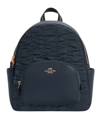 Odor-Resistant And Budget Bags Coach Court Backpack With Ruching