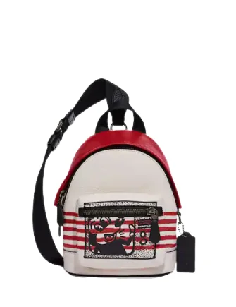 Trendy Bags For Women And Men In 2025 Coach Disney Mickey Mouse X Keith Haring Small West Backpack Crossbody