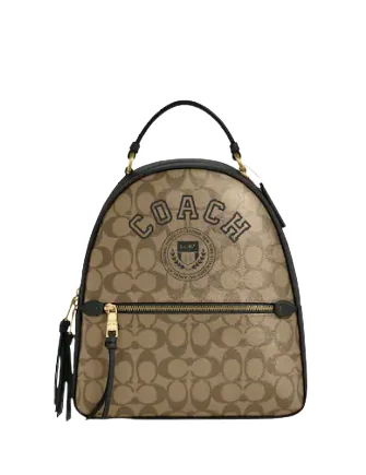 Trendy Bags For Teenage Girls Coach Jordyn Backpack In Signature Canvas With Varsity Motif