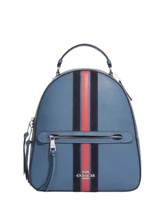 Elegant New Year Party Bags With Flash Sales Coach Jordyn Backpack With Varsity Stripe