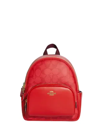 Festival Bags For Concerts And Events Coach Mini Court Backpack In Signature Canvas