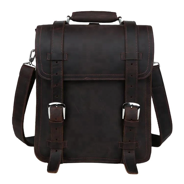 Inspired Bags For Affordable Luxury Dark Brown Leather Travel Backpack