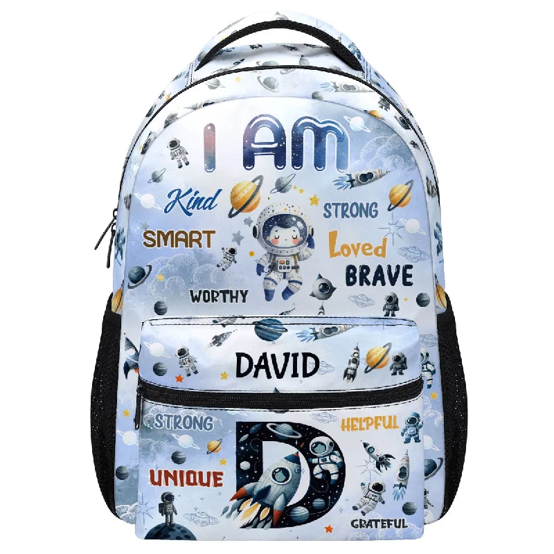 Lightweight And Affordable Bags I Am Enough Astronaut - Personalized Backpack SBBPLM1224L