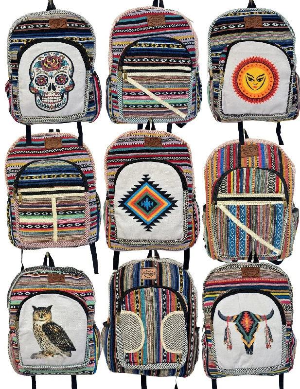 Luxurious But Budget-Friendly Bags Large Cotton Himalayan Backpack