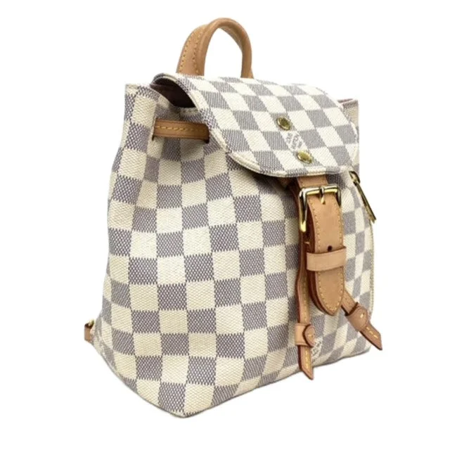 Eco-Friendly Bags With Discounts LOUIS VUITTON Sperone Backpack BB Damier Azur