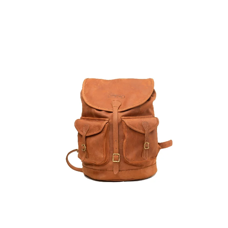 Affordable Handbags Pull-up Leather Moshi Backpack