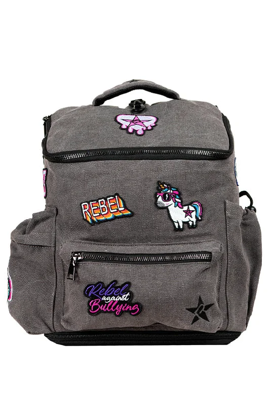 Cozy Handbags With Clearance Prices Smoke Rebel Hero Plus Backpack with Patches