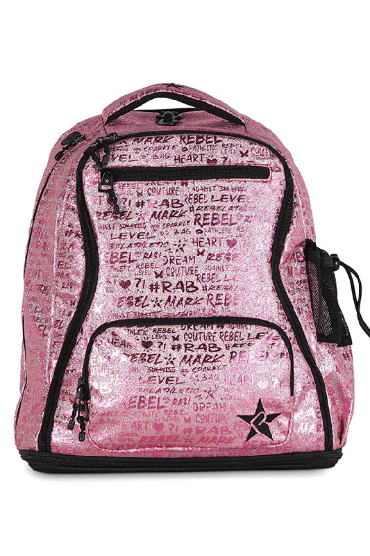 Bag Deals Signature in Pink and Black Rebel Dream Bag with Black Zipper