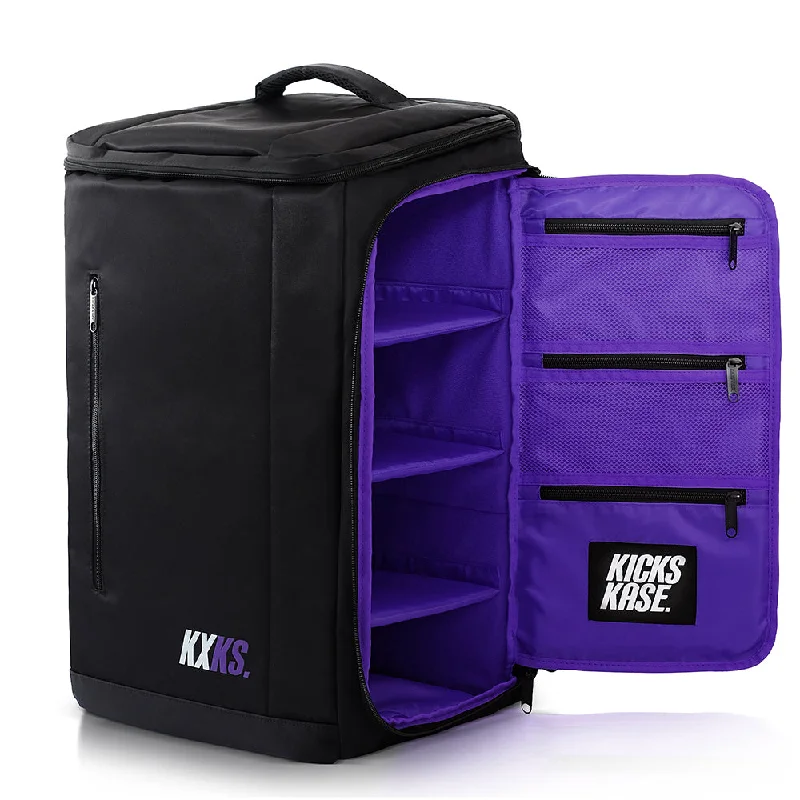 Limited-Time Offer On Trendy Bags Sneaker Backpack (Black/Purple)