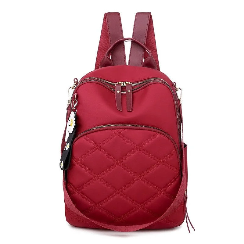 Luxury Bags With Premium Materials And Craftsmanship Teenage Girls Plaid Female Backpacks