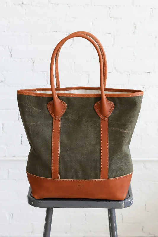 Seasonal Clearance Bags For Summer 1940's era Salvaged Canvas Tote Bag