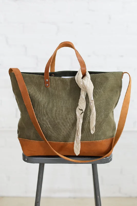 Flash Sale On Premium Bags 1940's era Salvaged Military Canvas Tote Bag