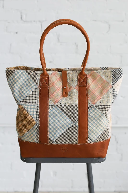 Affordable Bags 1950's era Salvaged Quilt Top Tote Bag