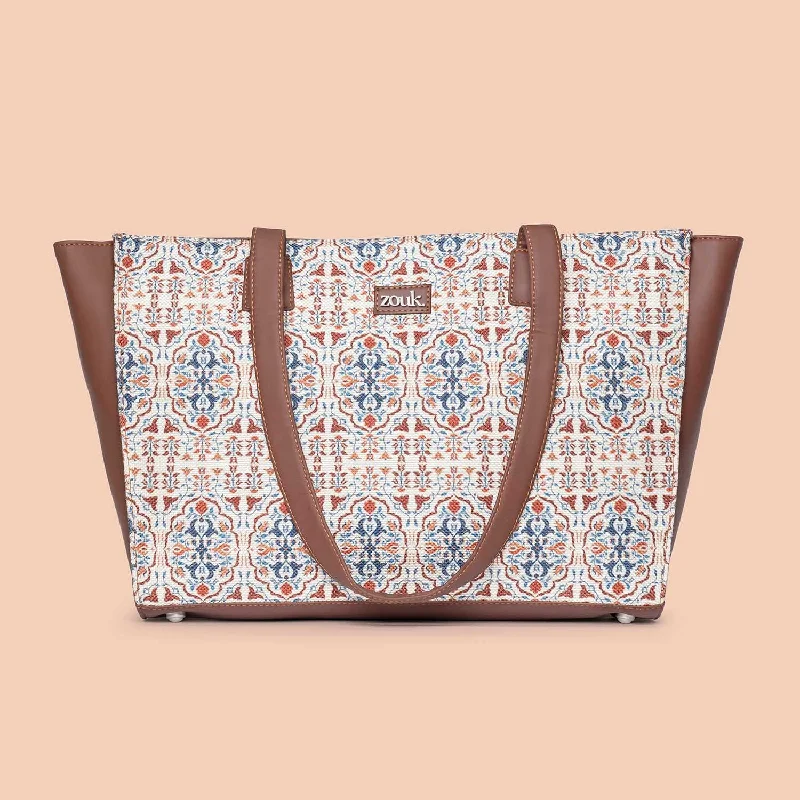 Eco-Friendly Bags With Discounts Agra Floral Office Tote Bag