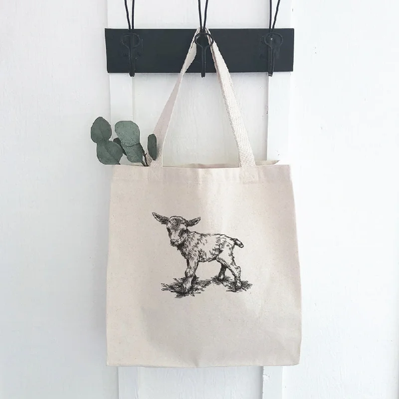 Affordable Bags Baby Goat - Canvas Tote Bag