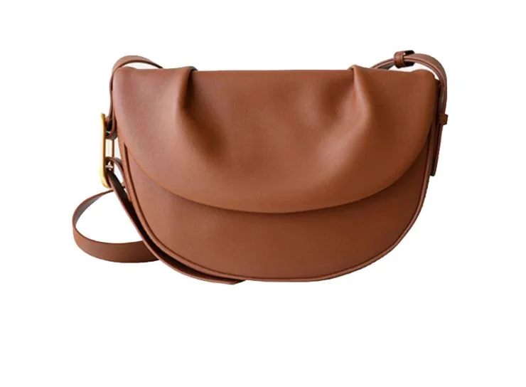 Customizable Bags For Personalized Style Bella Leather Saddle Bag for Women