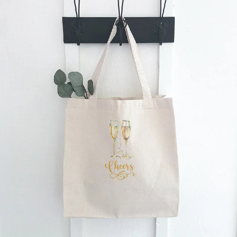 Bag For Modern Fashion Champagne Cheers - Canvas Tote Bag