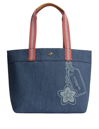 Trendy Bags For Teenage Girls Coach Denim Tote