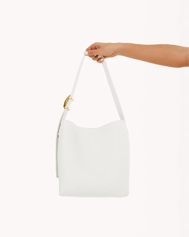 Holiday Gift Bags For Christmas FRANCESCA SHOULDER BAG - WHITE