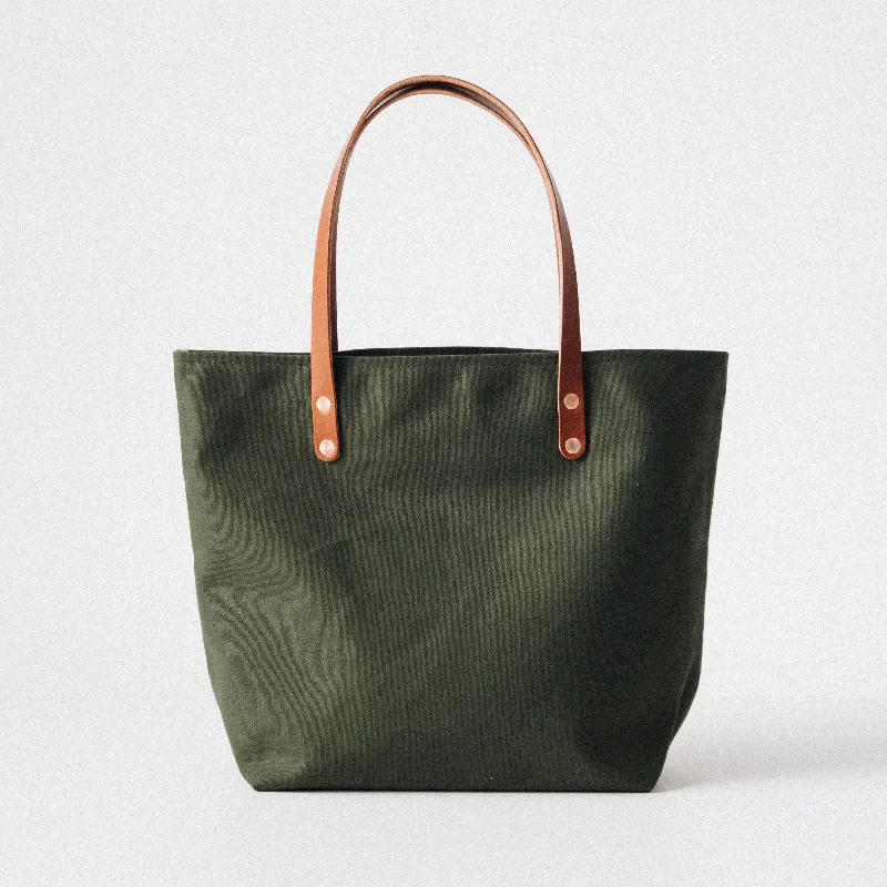 Lightweight Bags With Clearance Prices Green Canvas Tote