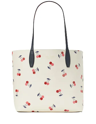 Designer-Inspired Bags At Budget-Friendly Prices Kate Spade New York Bing Large Reversible Cherry Tote