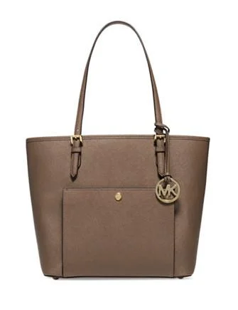 Luxury Bags On Sale Michael Michael Kors Jet Set Large Snap Pocket Tote