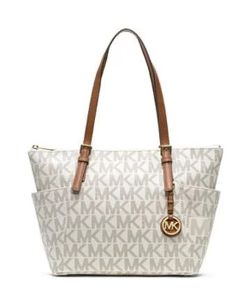 Urban Style Michael Michael Kors Large Jet Set East West Zip Top Signature Tote