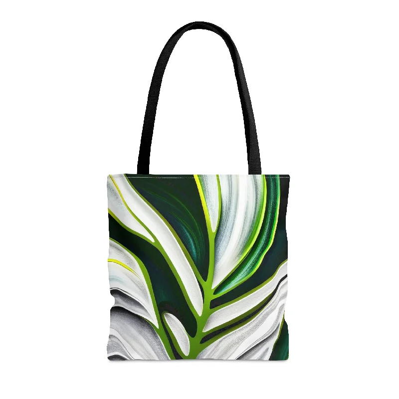 Spacious And Discounted Bags Monstera Leaf Tote