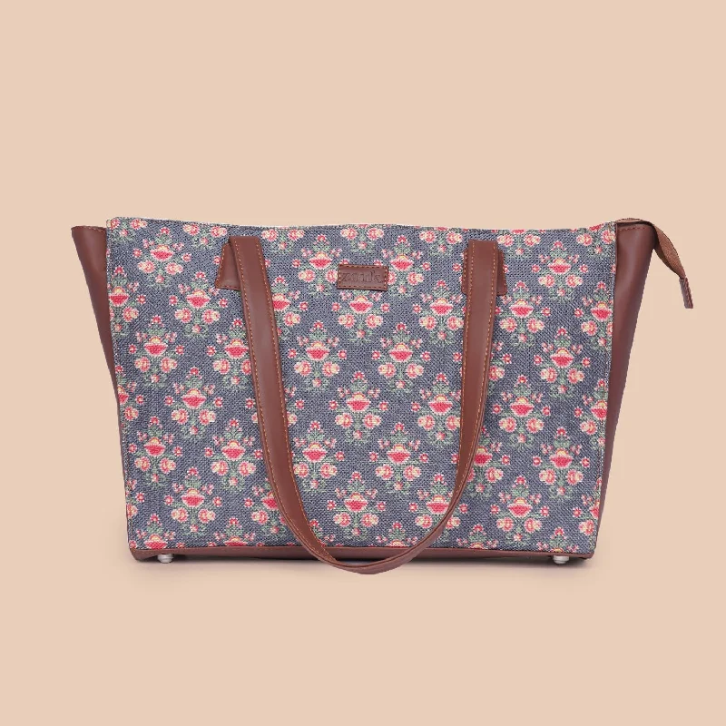 Sleek And Seasonal Sale Bags Mughal Garden Print Office Tote Bag