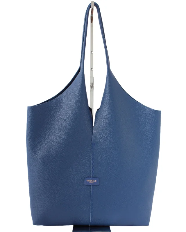 Clearance-Priced Bags SIENNA- COBALT BLUE SHOPPING TOTE