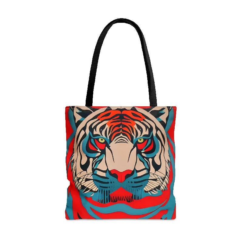 Affordable Bags For Budget Shoppers Spray Paint Tiger Tote