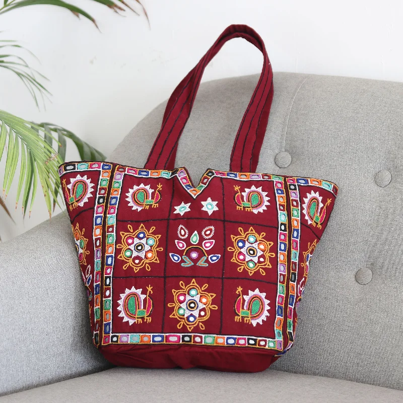 Inspired Bags For Affordable Luxury Artisan Crafted Embroidered Indian Shoulder Bag - Gujarat Celebrations