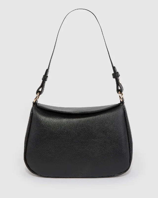 Bag Deals Black Stella Curved Shoulder Bag