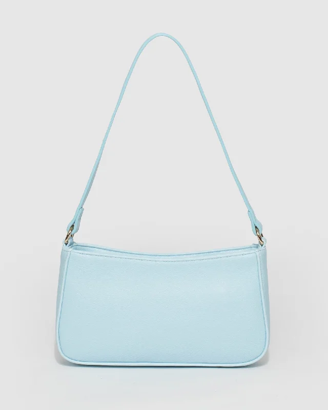 Luxury Bags On Sale Blue Frankie Shoulder Bag