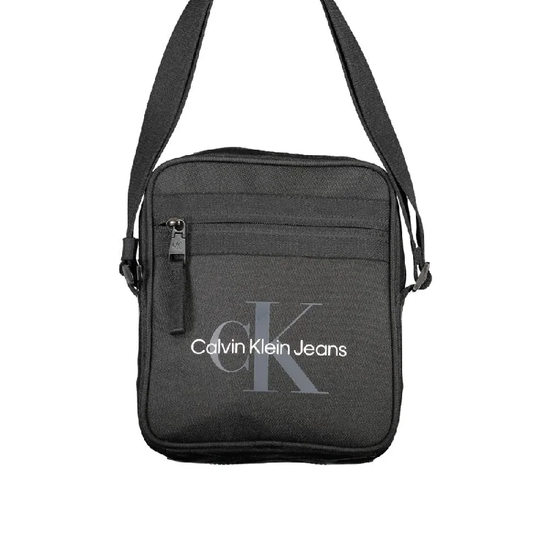 Spacious And Discounted Bags Calvin Klein Black Polyester Shoulder Bag