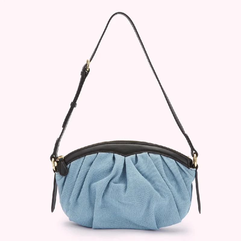 Inspired Bags For Timeless Elegance DENIM ROSALYN SHOULDER BAG