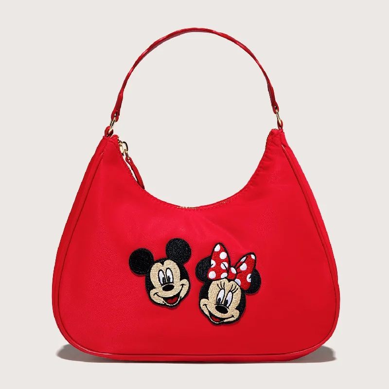 Stylish And Affordable Bags For Every Occasion Disney Mickey & Minnie Tomato Shoulder Bag